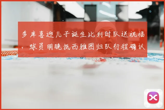 多库喜迎儿子诞生比利时队送祝福，球员明晚抵西雅图归队行程确认，解析球星家庭与赛程平衡